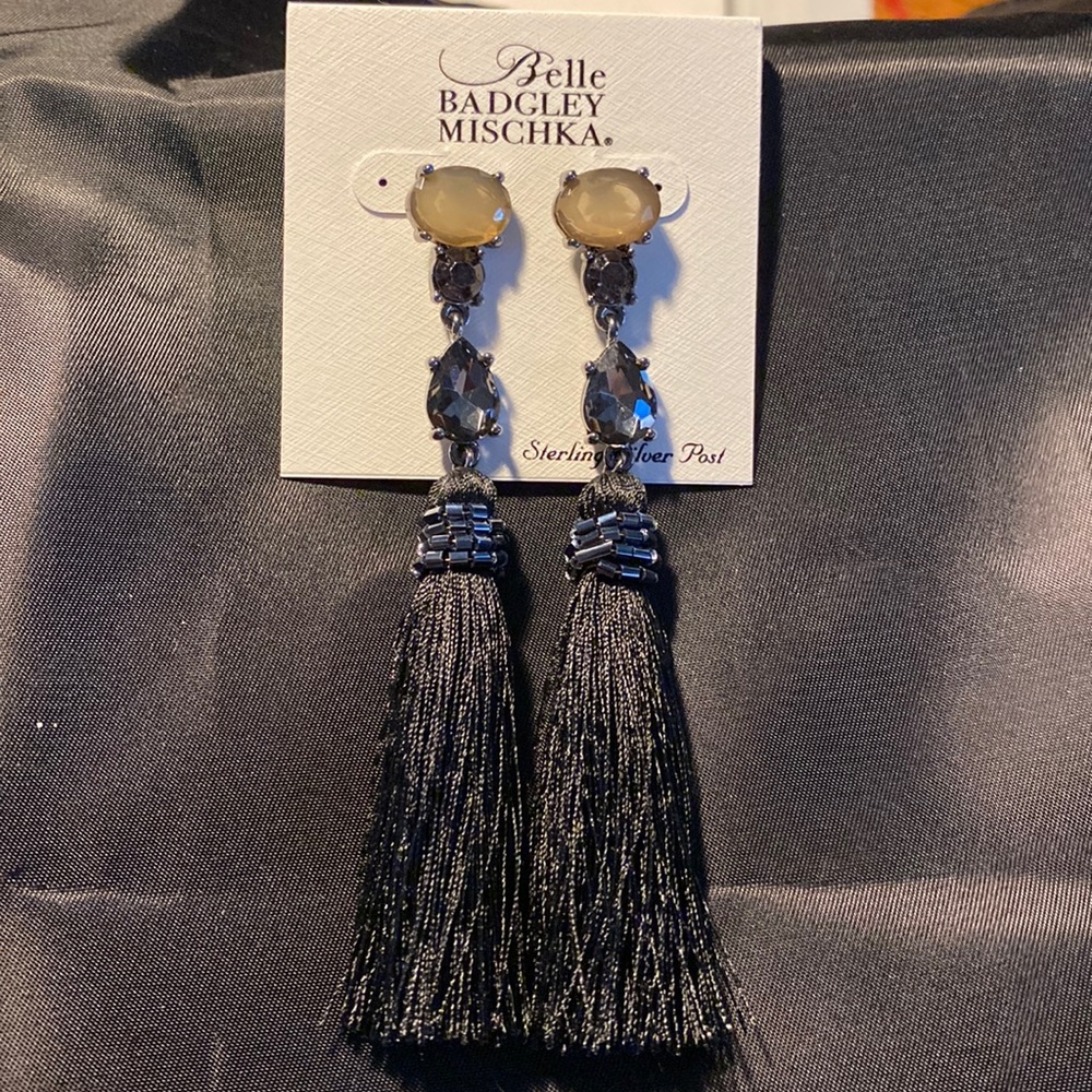 NWT Belle Badgley Mischka earrings